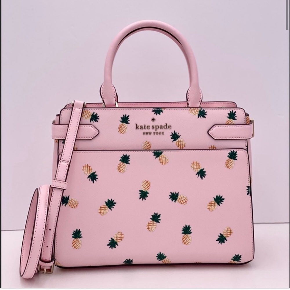 Kate Spade pineapple bag and matching wallet